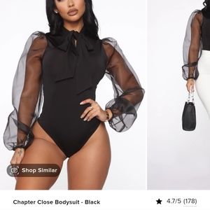 Chapter Close Bodysuit - Black